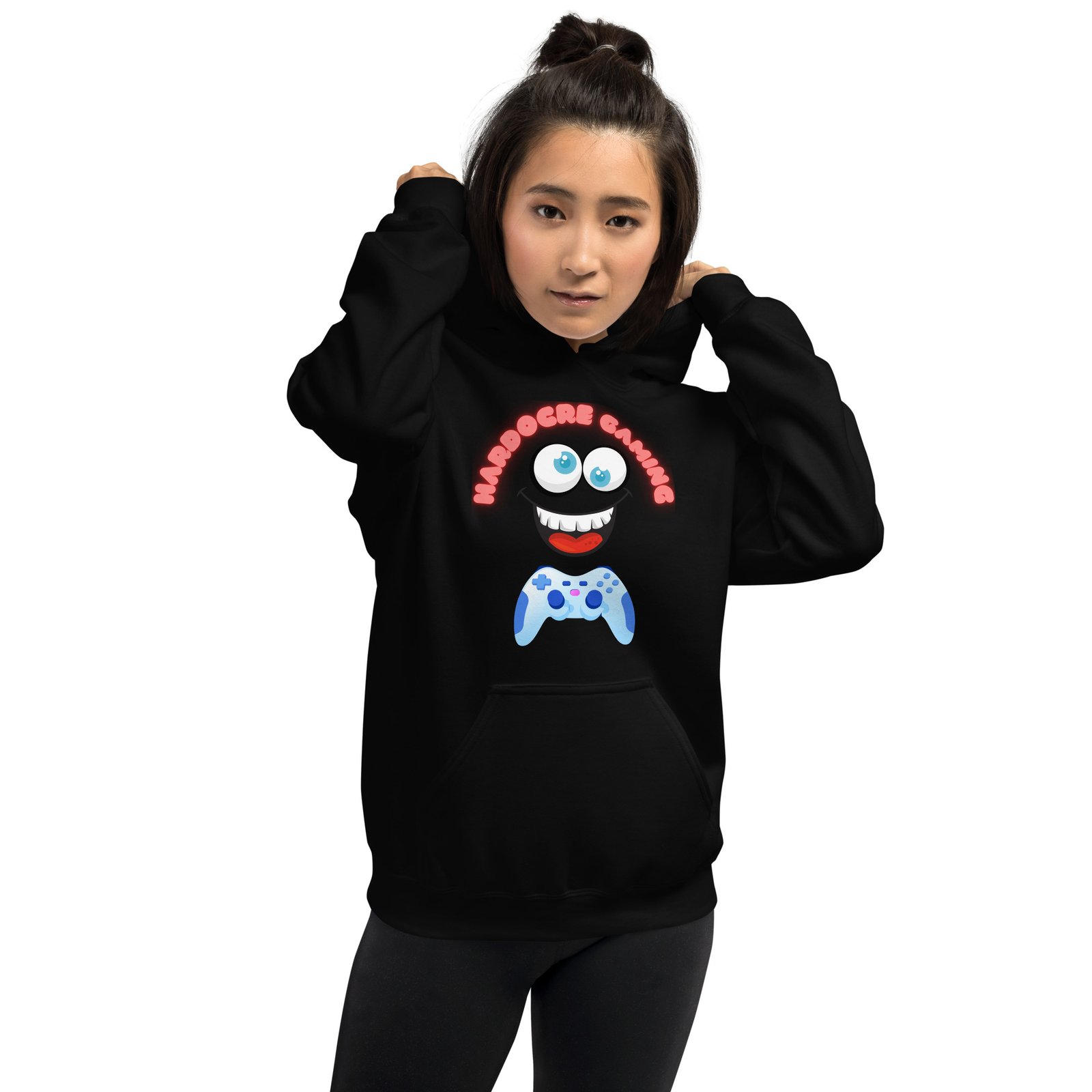 Sudadera con capucha unisex personalizada Hardcore Gaming