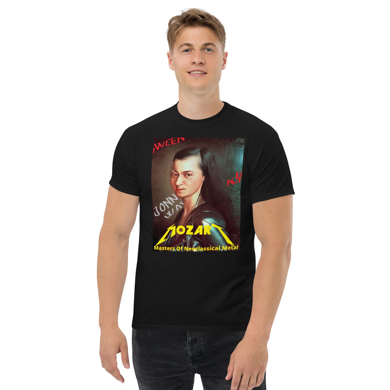 Camiseta personalizada Mozart Metal