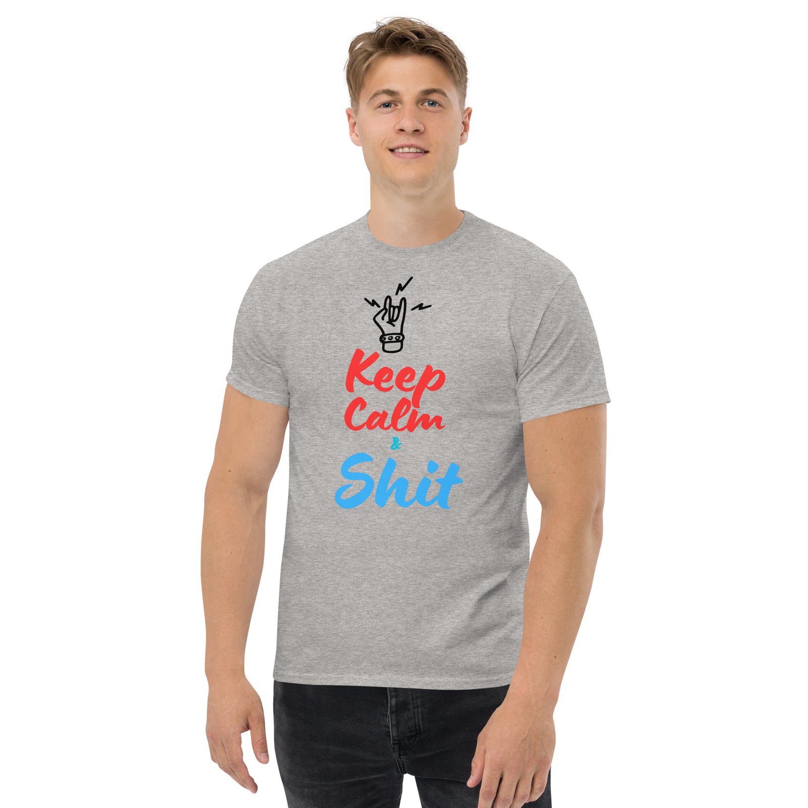 Camiseta personalizada Keep Calm And Shit