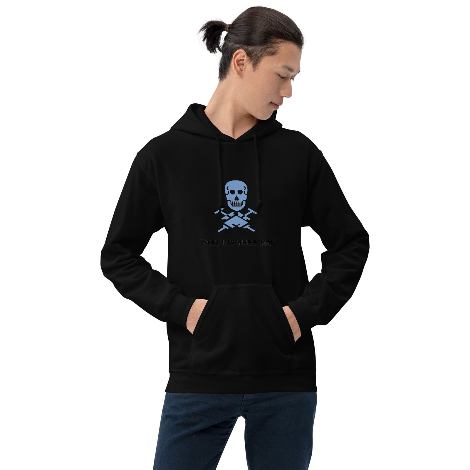 Sudadera personalizada con capucha unisex Libre de Vacuna