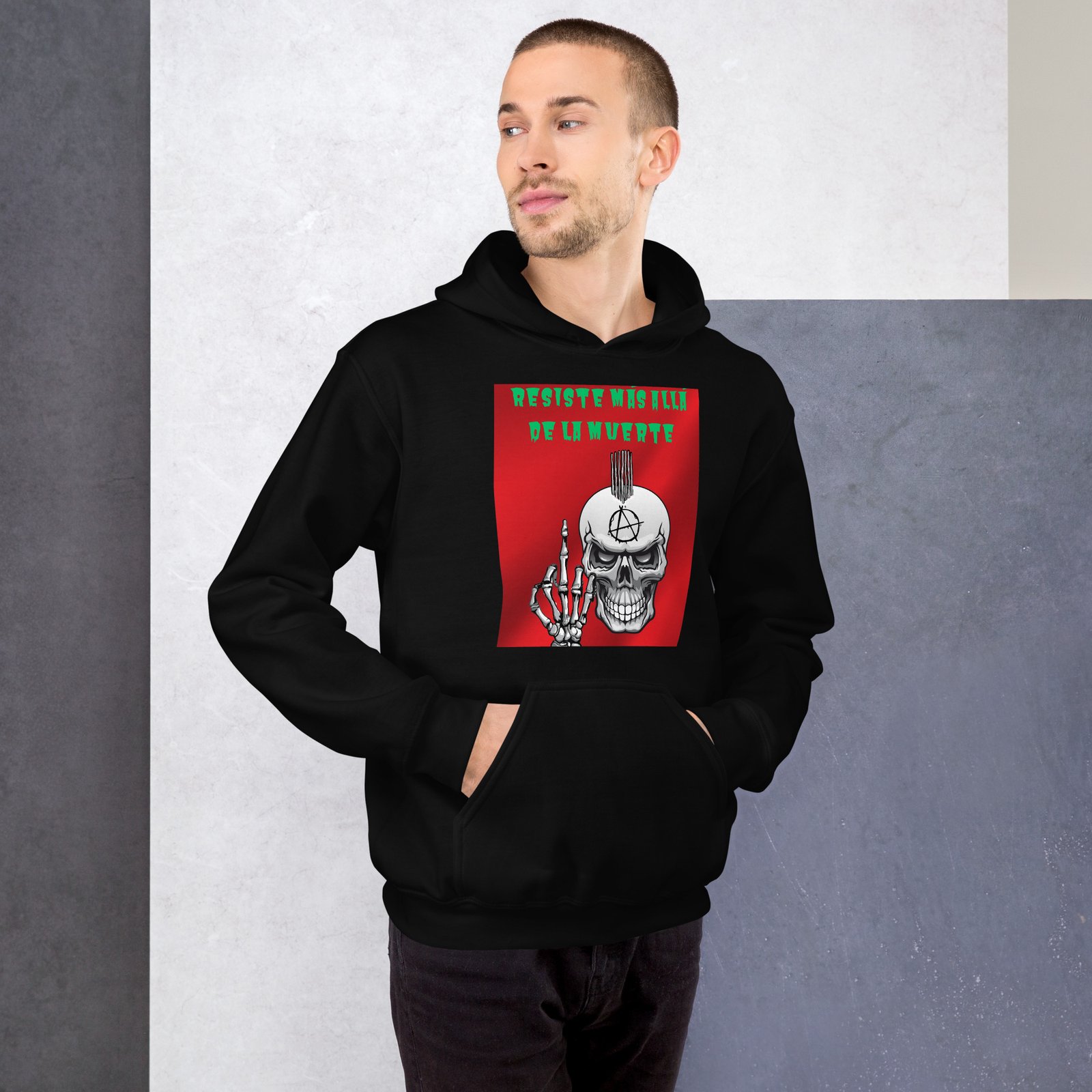 Sudadera con capucha Resiste