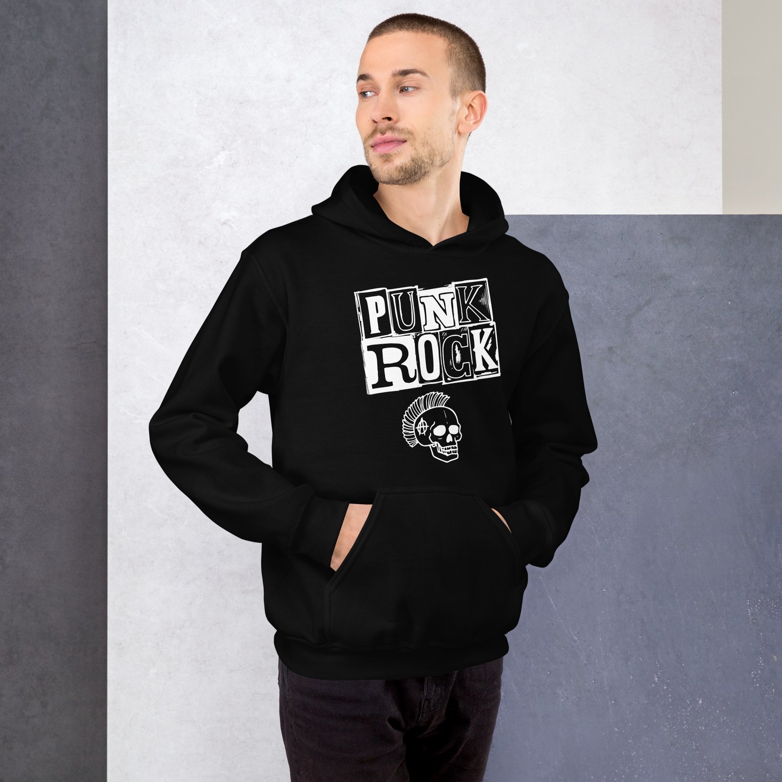 Sudadera con capucha Punk Rock